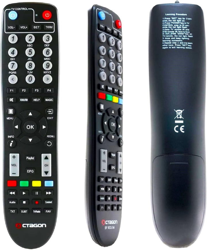 Octagon SF8008 UHD 4K Combo Receiver, Sat- Kabel- & DVB-T2 Receiver, E2 Linux & Define OS, DVB-S2X &