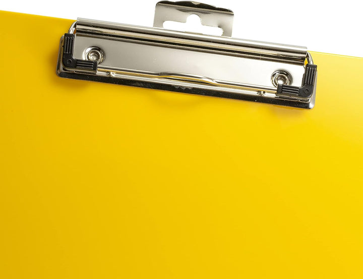 Officemate Klemmbrett aus recyceltem Kunststoff, Buchstabengrösse, gelb, 6 Stück (83082), gelb