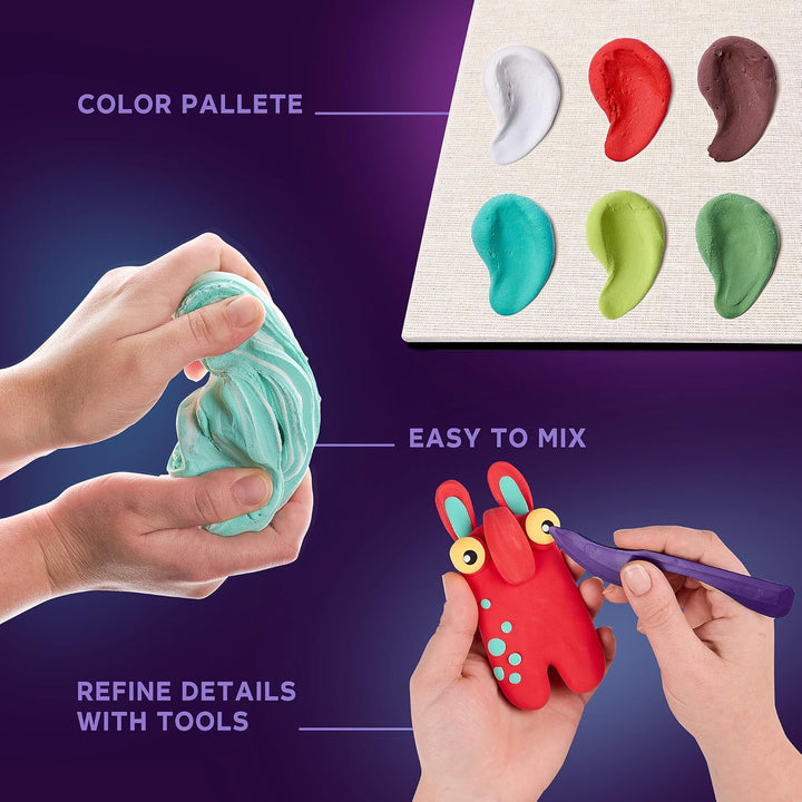 OKTO Mommy Troll/Air Clay Kunst im Holzdekor