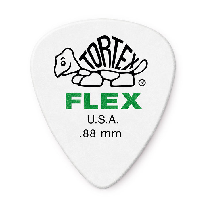 Médiators Jim Dunlop 0,88mm Tortex Flex 0,88mm sachet de 72 0,88mm Sachet de 72 .88 mm Weiss, 0,88mm