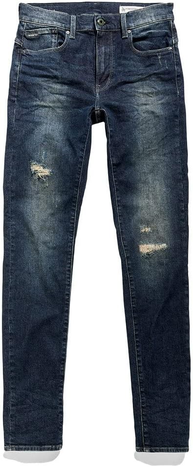 G-STAR RAW Damen Lhana Skinny Wmn Jeans 26W / 30L Blau (Antique Forest Blue Restored D19079-d188-d35
