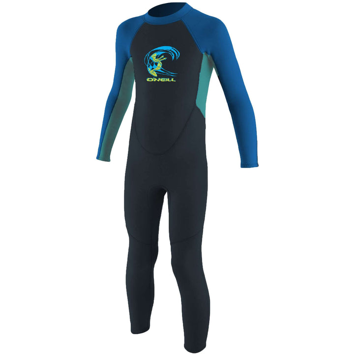 O'Neill Herren Toddler Reactor Ii 2mm Back Zip Full Wetsuit Neoprenanzug 3 Slate/Light Aqua/Ocean, 3