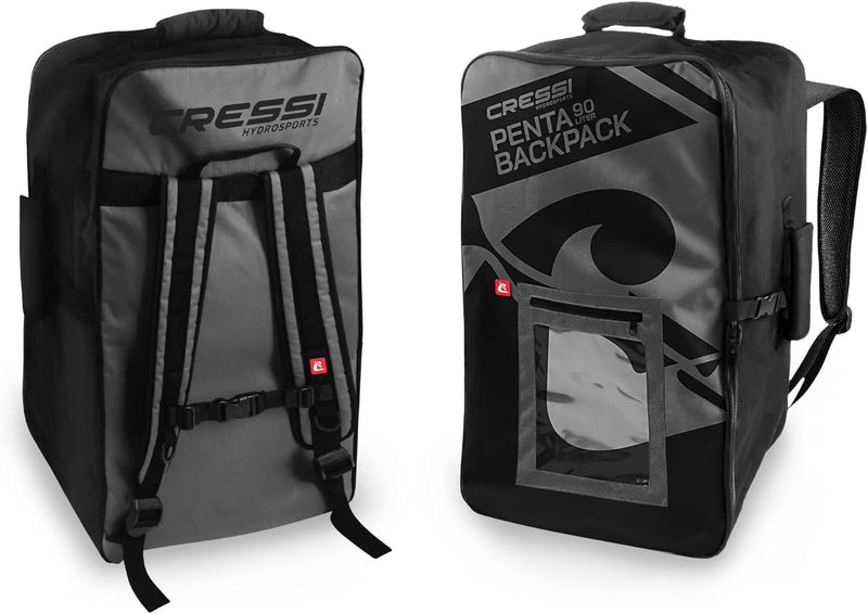 Cressi Unisex-Adult Penta Backpack - Zahnradrucksack aus starkem Polyester / PVC-Verbundstoff, langl