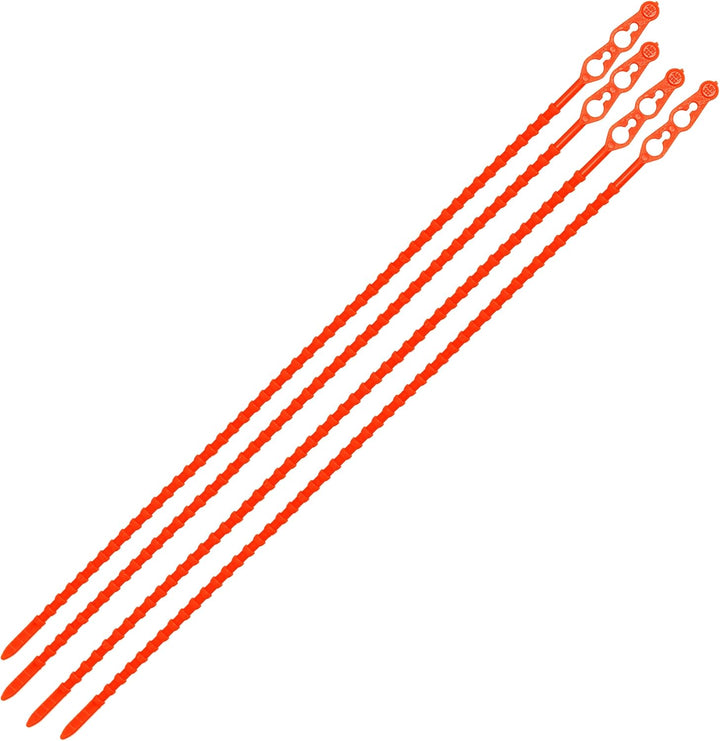 1000 x Blitzbinder Rasterschlaufen Universalbinder Kabelbinder in rot 120 mm lang 693212, 120 mm