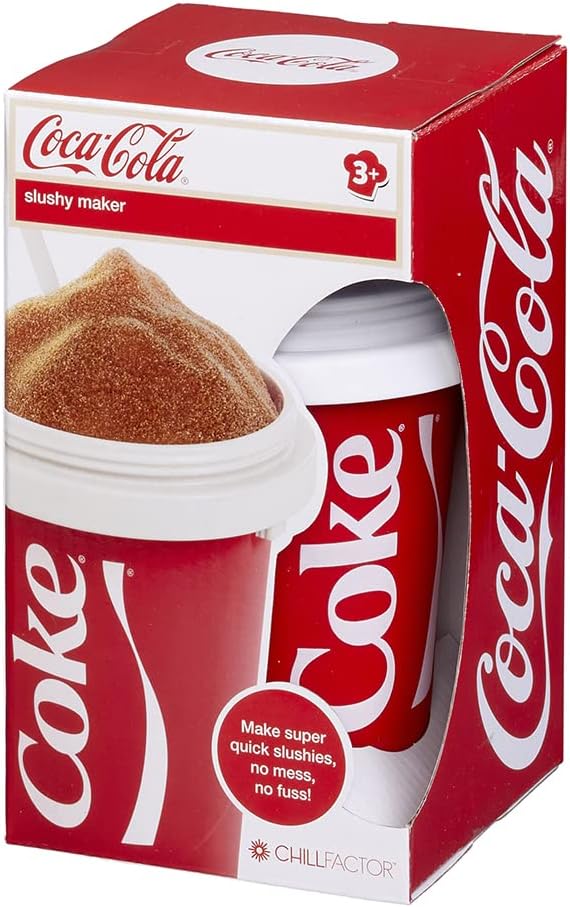 Slushy Maker Chillfactor Magic Freez | Slush Ice Becher mit Strohhalmlöffel | Eisbecher Alternative