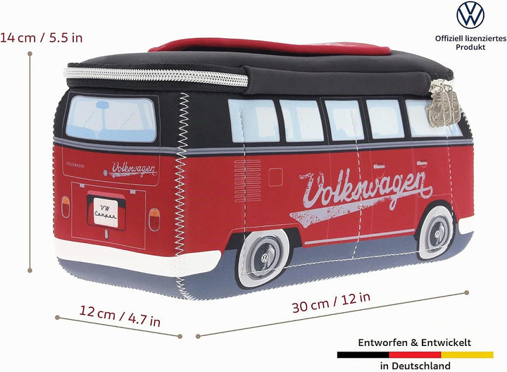 BRISA VW Collection - T1 Bulli Bus Kulturbeutel Kosmetiktasche | Volkswagen Universaltasche Waschbeu