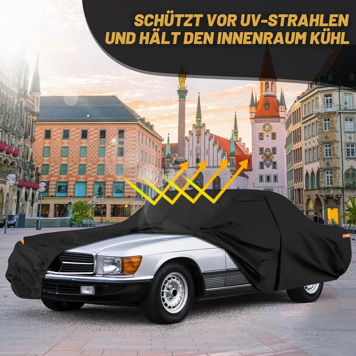 Autoabdeckung Wasserdicht für 1981-2002 Mercedes-Benz SL-Class, Vollgarage Autoplane Auto Abdeckplan
