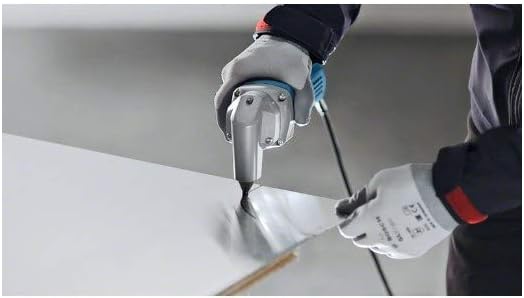 Bosch Professional Nager GNA 75-16 (5 mm Schneidspurbreite, 750 Watt, mit Stempel und Matrize, im