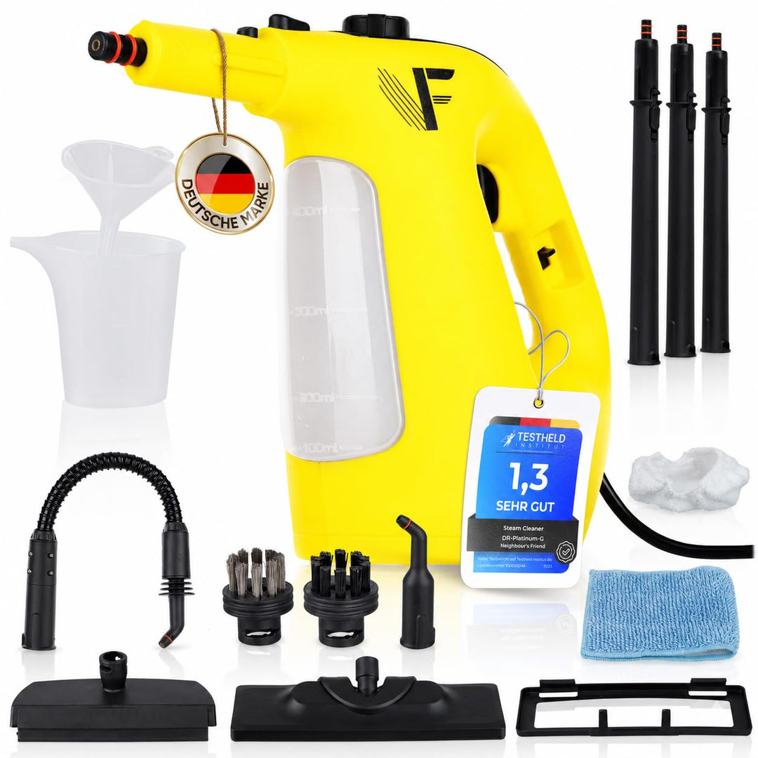 Neighbour's Friend® Dampfreiniger 2 in 1 mit Dampf Mop Funktion – Leistungsstarker Handdampfreiniger