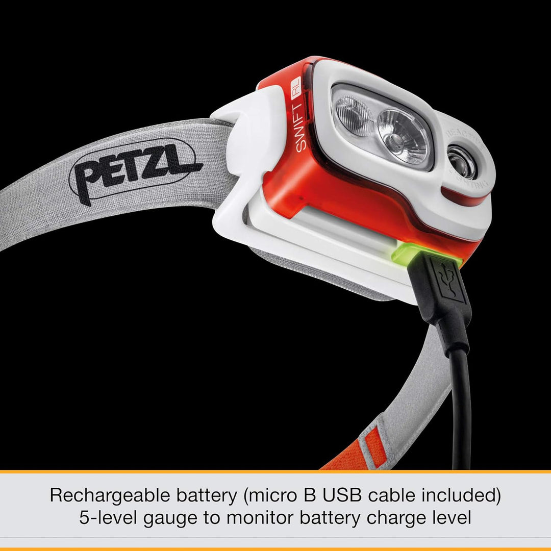 PETZL Stirnlampe Swift RL - 900 Lumen Schwarz Einheitsgrösse, Schwarz Einheitsgr&#xF6;&#xDF;e