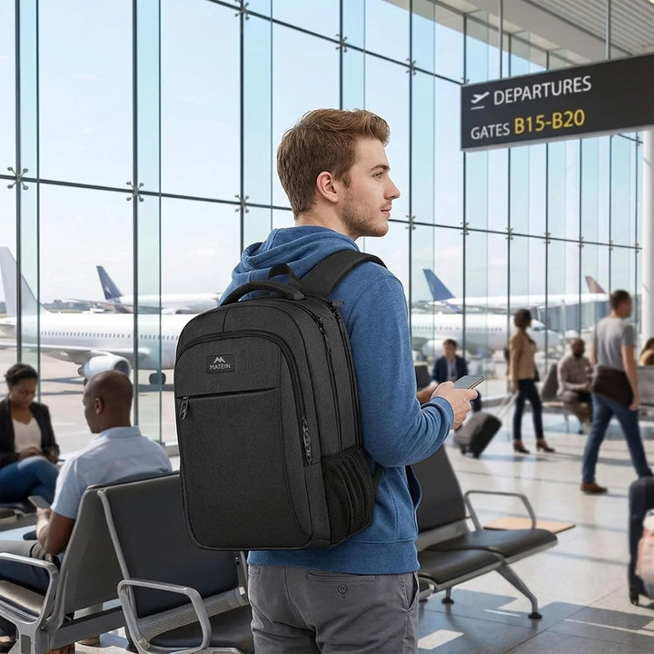 MATEIN Business Laptop Rucksack 15,6 Zoll Reise Laptop Tasche Rucksack mit USB Ladeanschluss Wassera