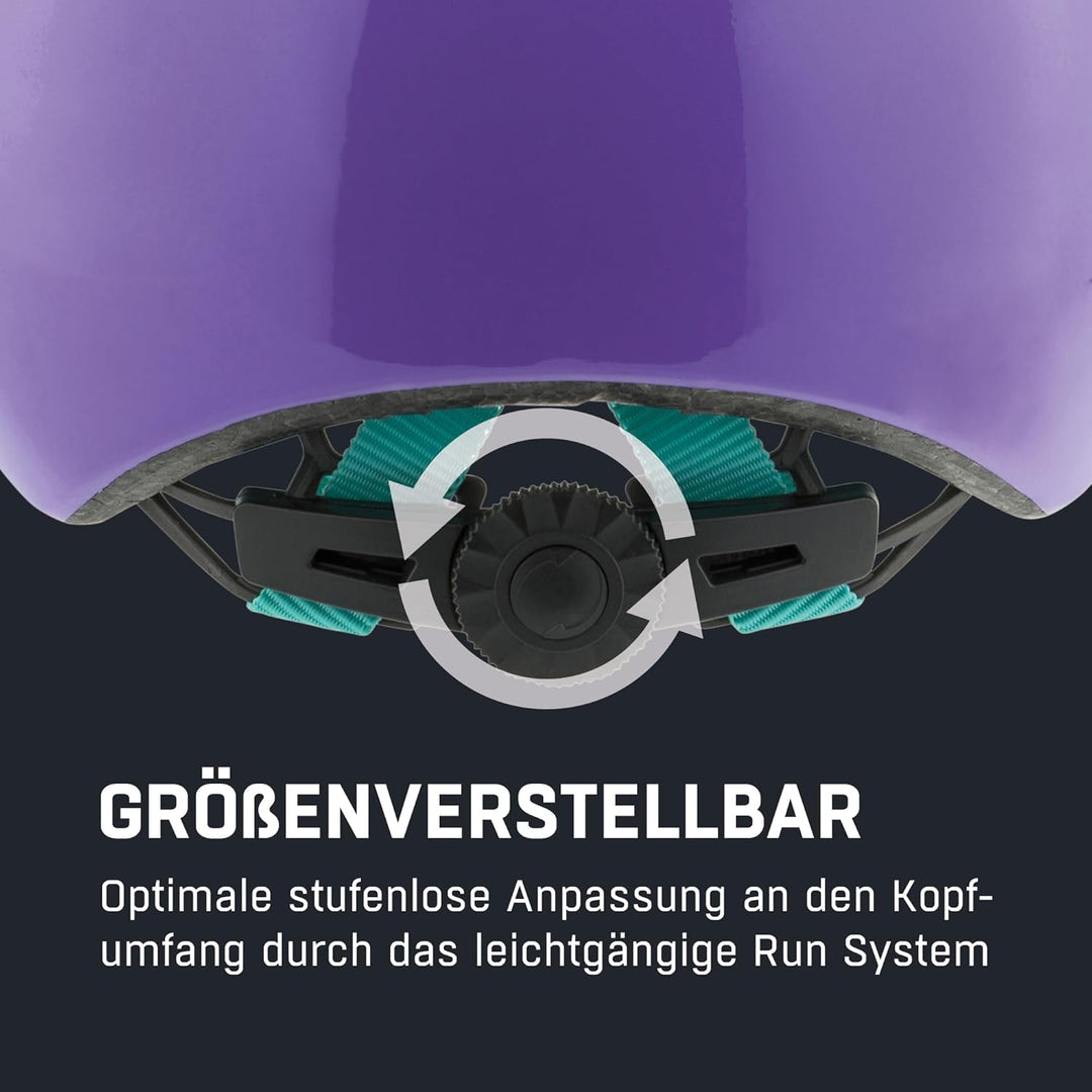 ALPINA HACKNEY - Leichter, Bruchfester & Optimal Klimatisierter Fahrradhelm Mit Nachrüstbarem LED Fü