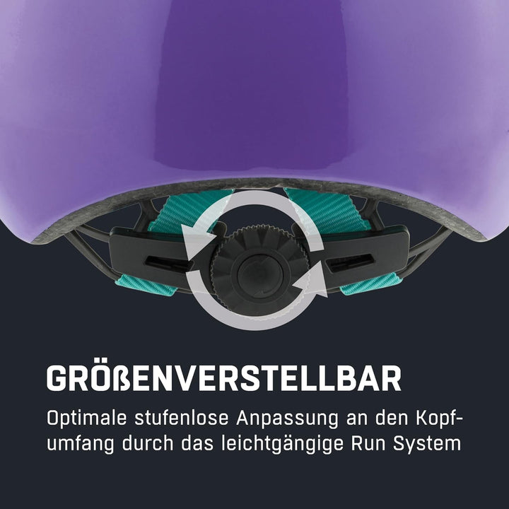 ALPINA HACKNEY - Leichter, Bruchfester & Optimal Klimatisierter Fahrradhelm Mit Nachrüstbarem LED Fü