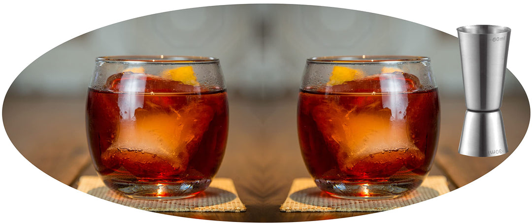 Topkapi Bar & Lounge 251.155 Negroni Gläser 3-TLG Cocktail Set Camillo – Fabelhaft für Negroni, 350