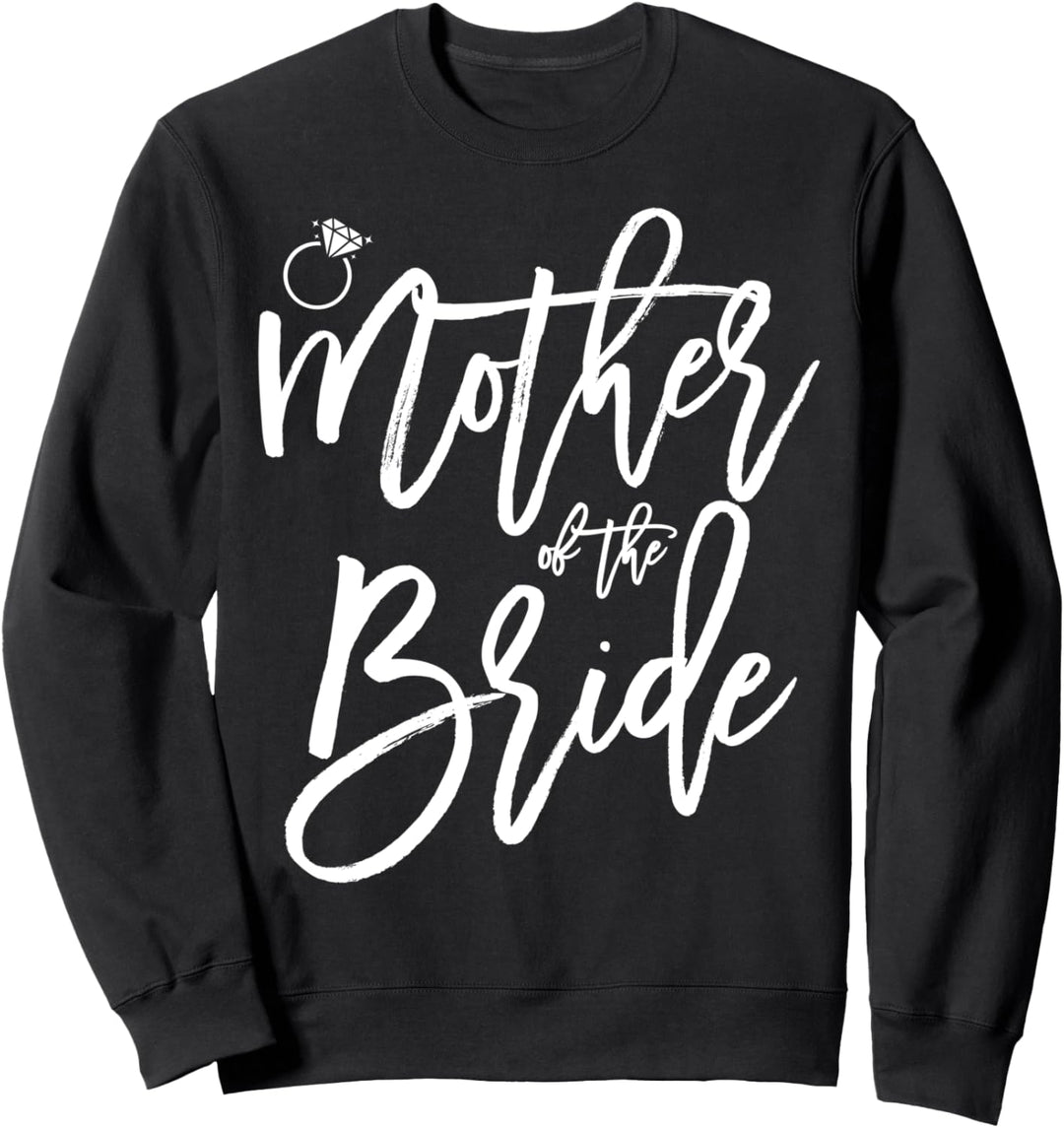 Mutter der Braut mit Ringgrafiken Sweatshirt