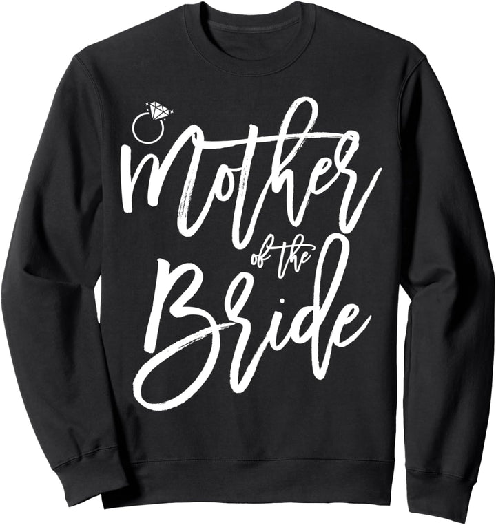 Mutter der Braut mit Ringgrafiken Sweatshirt