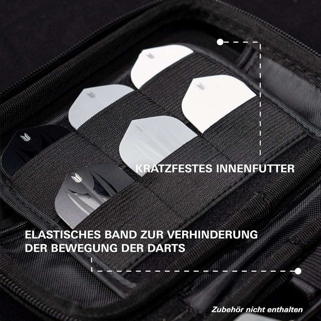 Target Darts Rob Cross Ghost Series XL Takoma Wallet Regular – Dartkoffer schwarz/weiss | Voltage“ D