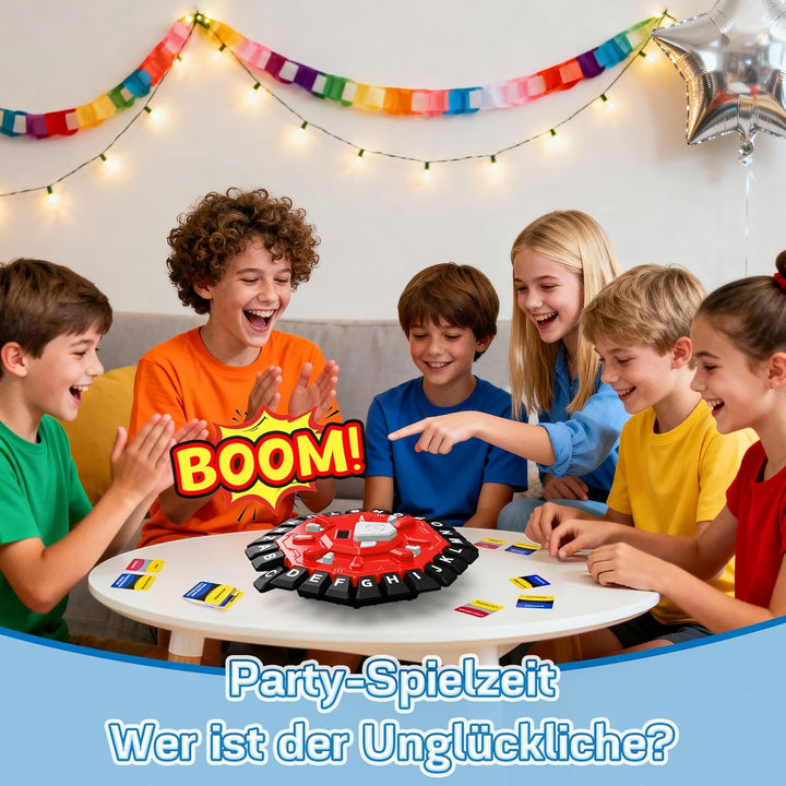 Wörter Spiel,Buchstaben Spiel Drücken mit Timer Deutsch,Familienspiele Brettspiele Partyspiele Worts