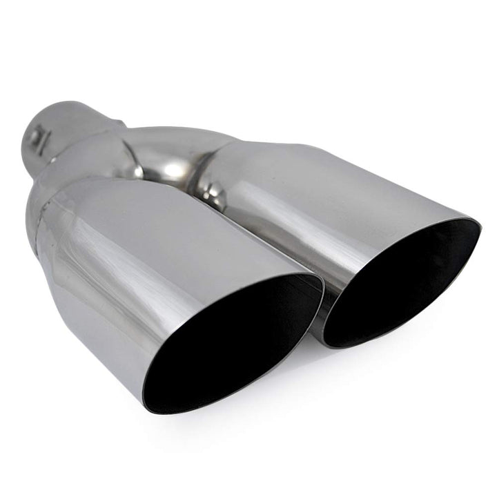 Auspuffblende, Endrohr für Auto, Endrohr / Endrohr / Endschalldämpfer, Edelstahl, Ø 56 mm, Chrom, un