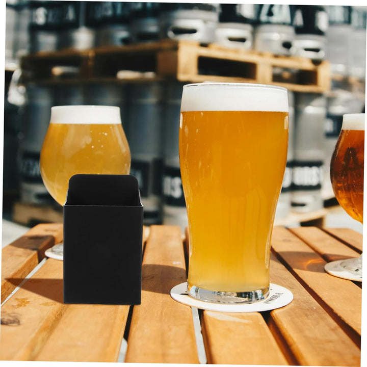 Cabilock Schwarzer Wandmontierter Bierkappenhalter aus Robustem Eisen mit Abnehmbarem Design und Gro