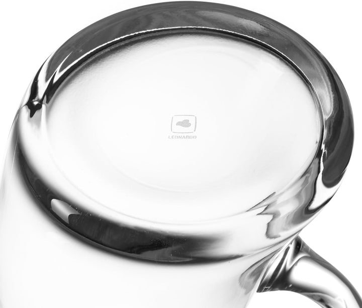 LEONARDO Swing Krug - Wasserkaraffe aus hochwertigem Glas - Inhalt 1,2 Liter - Spülmaschinenfest, ro