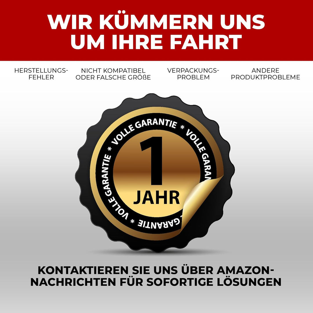 Fincci Set Fahrradreifen 20 Zoll 20x1.95 53-406 Reifen Fahrradmantel mit Autoventil Schläuche Fahrra