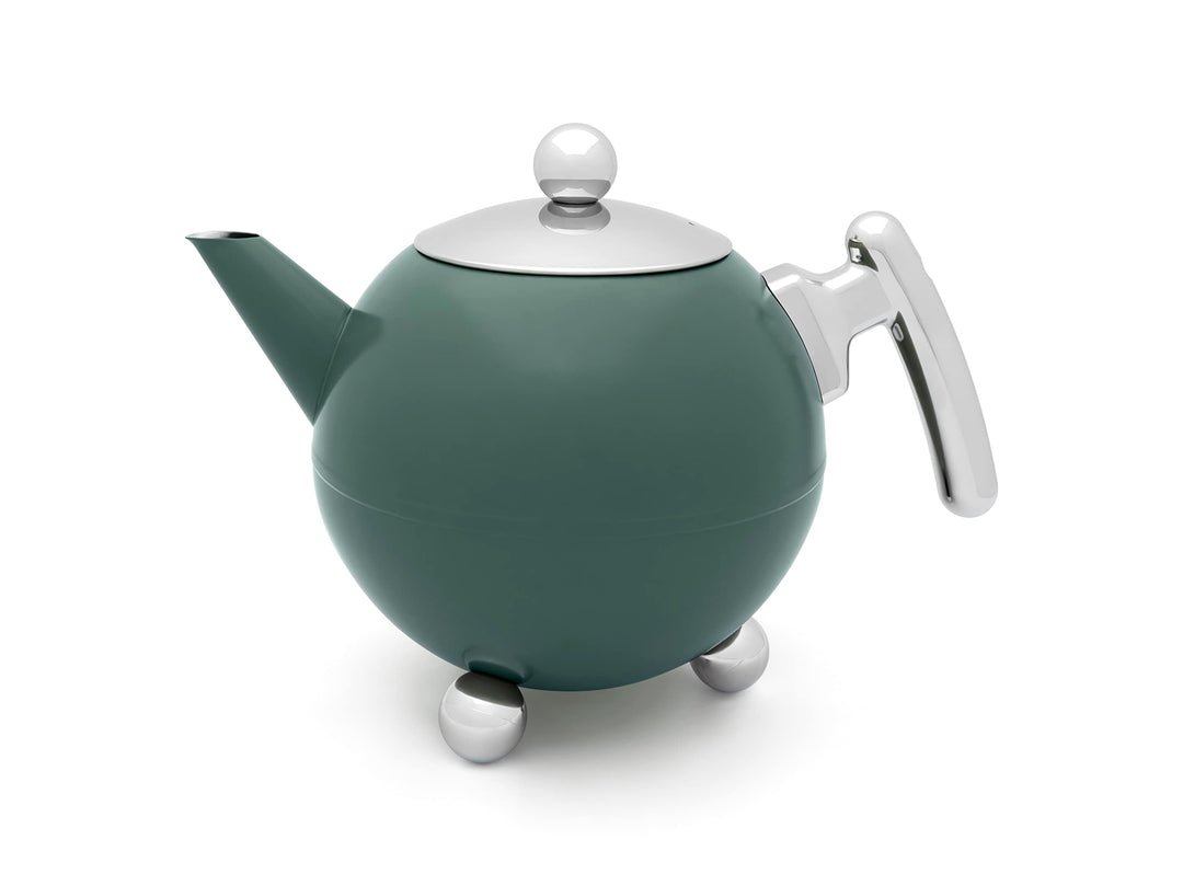 Bredemeijer - Teekanne Duet Bella Ronde 1,2L Emerald Green 1200ml Grün, 1200ml Grün