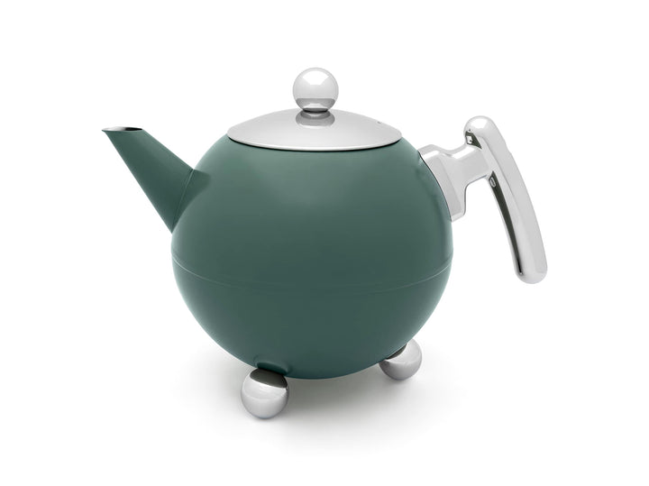 Bredemeijer - Teekanne Duet Bella Ronde 1,2L Emerald Green 1200ml Grün, 1200ml Grün