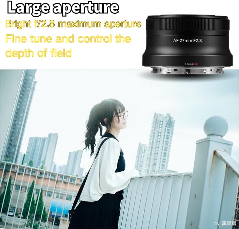 7artisans AF 27 mm F2.8 Autofokus-Objektiv, Weitwinkel-APS-C faszinierendes Autofokus-Kameraobjektiv