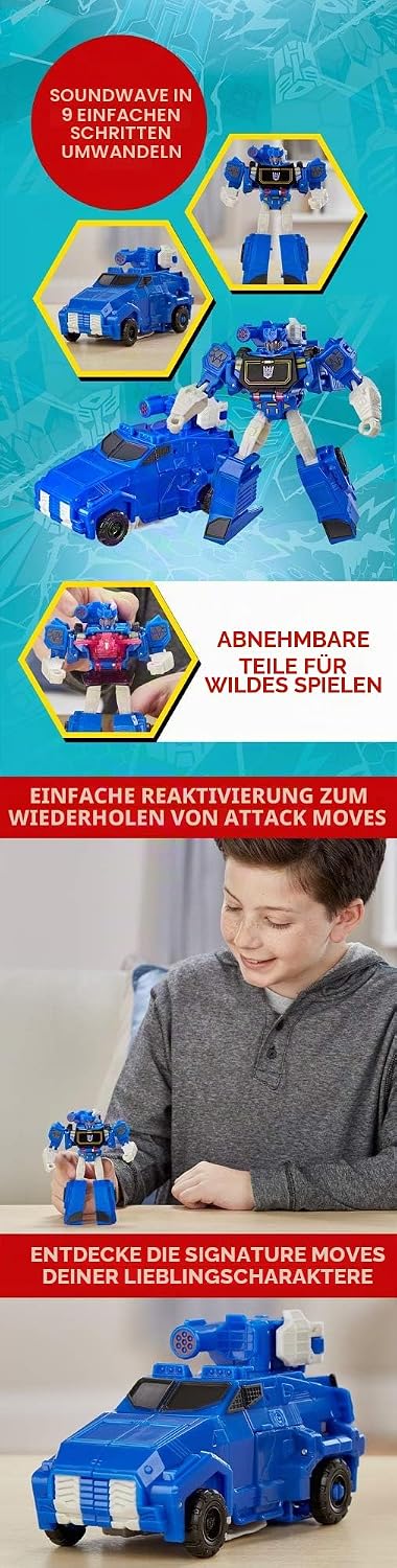 TRANSFORMERS E3637AS20 Soundwave Robot Actionfigur