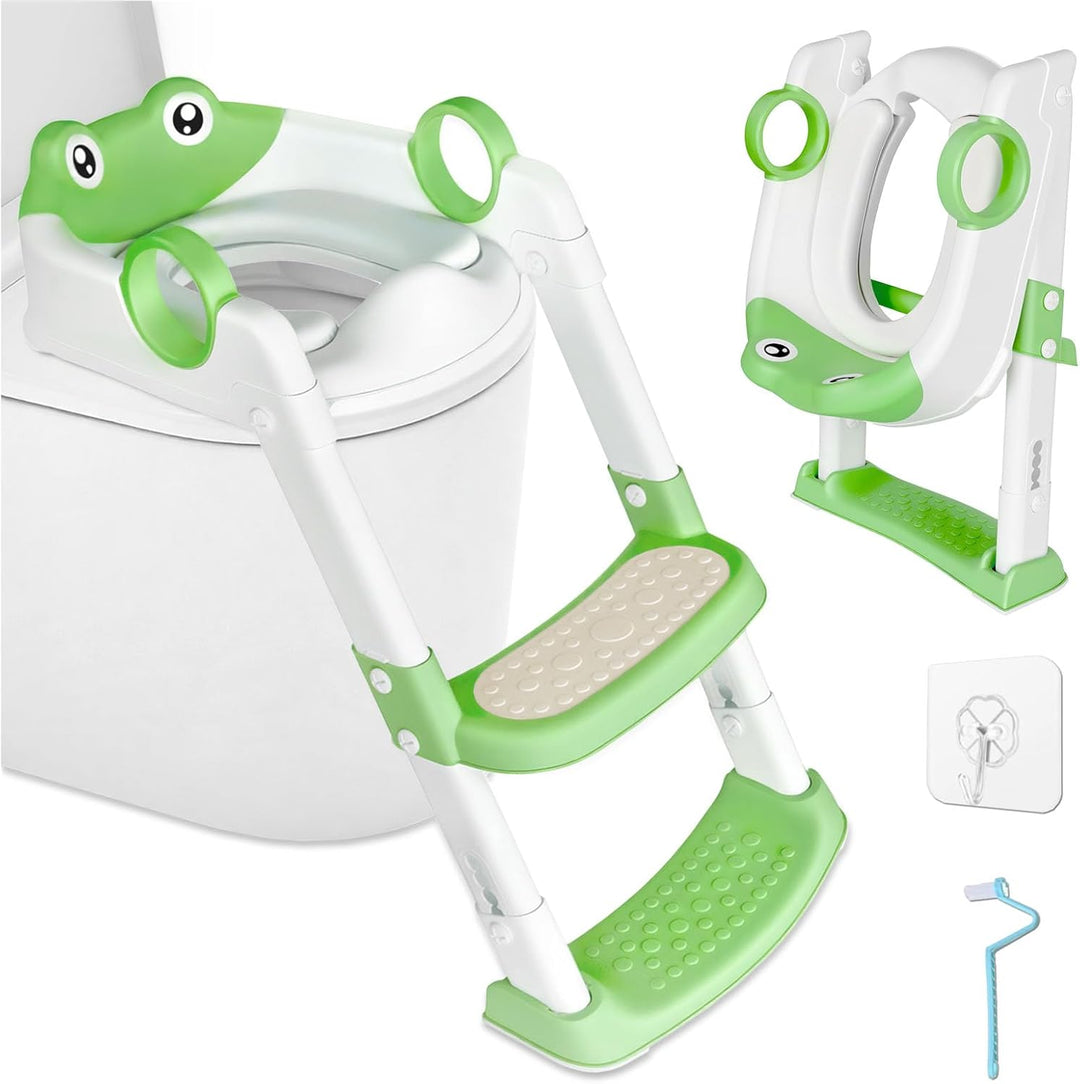 Toilettensitz Kinder mit Treppe,Toilettentrainer für Kind,Toilettenleiter für Kind,2-in-1 kinder Toi