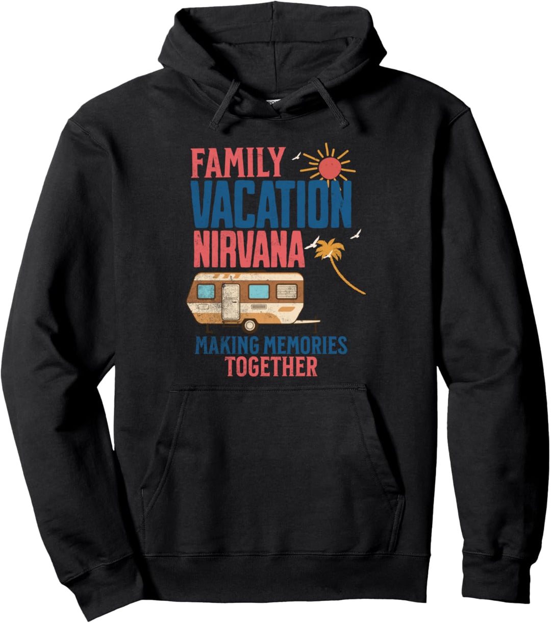 Familienurlaub, Nivvana, macht Erinnerungen, lustiges Camping Pullover Hoodie