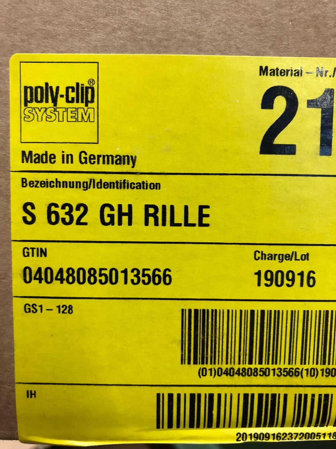 Poly Clips S 632 (4521 Stück/Karton)