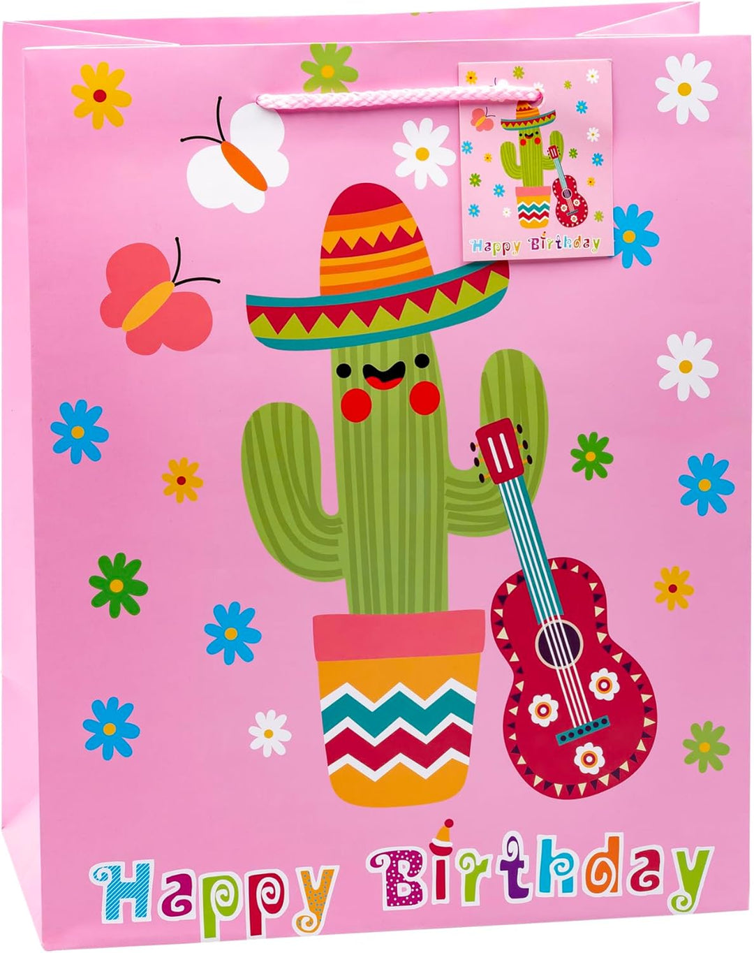 TSI Geschenktüten GEBURTSTAG, 12er Packung, Grösse: Gross (HxBxT 32 x 26 x 13,5 cm), Art. Nr. 84314