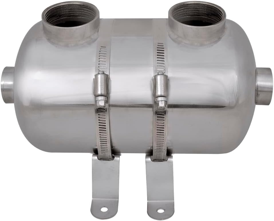 vidaXL Schwimmbadwärmetauscher 28 kW Pool Schwimmbad Wärmetauscher Heizung 292 x 134 mm, 292 x 134 m