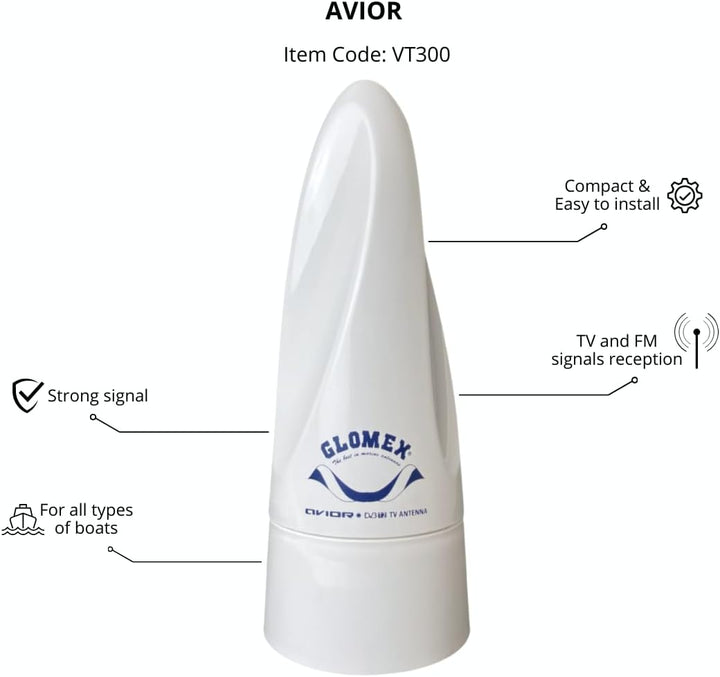 AVIOR - TV-FM - 24,5DB 100X210MM
