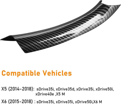 TTCR-II 3PCS Türgriff Innen Kompatibel Mit Türgriffe B*MW X5 F15 2014-2018,X6 F16 2015-2018,Türgriff