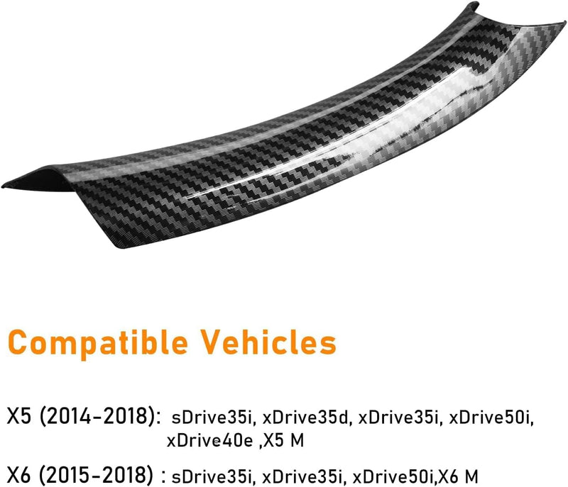 TTCR-II 3PCS Türgriff Innen Kompatibel Mit Türgriffe B*MW X5 F15 2014-2018,X6 F16 2015-2018,Türgriff