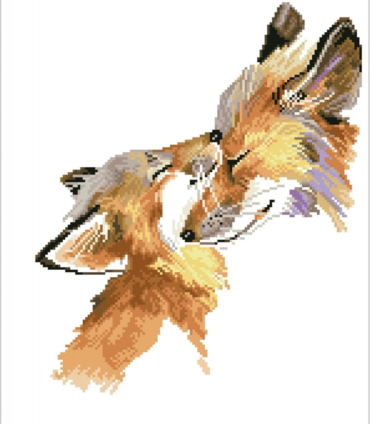 DIAMOND DOTZ DD8.013 - Original 5D Diamond Painting Set Fuchs Glückseligkeit, Kreativset mit 8.974 D