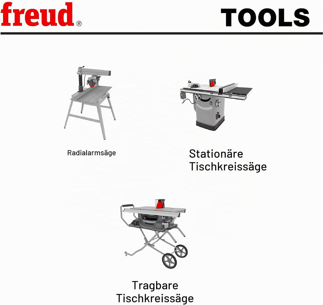Freud SD206: 6 Zoll Pro Dado Set | Premium TiCo Hartmetall-Kreuzschneide-Mischung mit hoher Dichte f