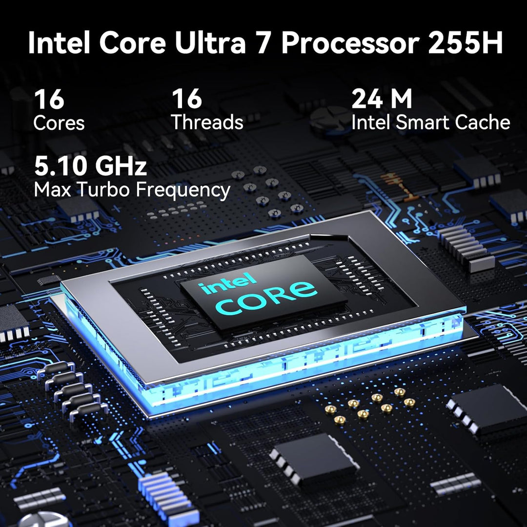 Intel NUC 15 PRO, für ASUS NUC 15 PRO Mini PC – mit Ultra 7 255H, 32GB RAM & 1TB SSD, Win 11 Pro, In