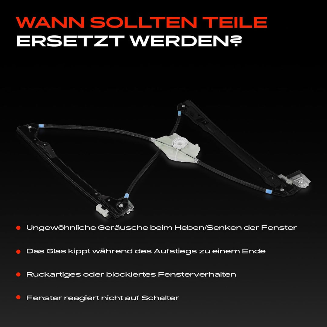 Frankberg Fensterheber Vorne Links Kompatibel mit Leon 1M1 Toledo II 1M2 Schrägheck Stufenheck 1998-