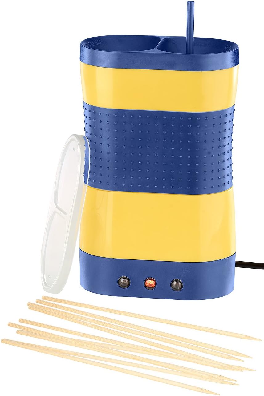 Rosenstein & Söhne Stangenei Maschine: Vertikaler Doppel-Eierkocher"Ei am Stiel", 420 W