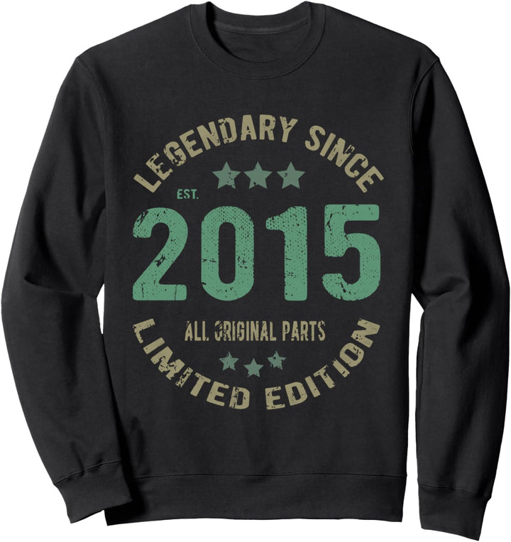 8 Years Old Bday Legend Since 2015 – Vintage 8. Geburtstag Sweatshirt