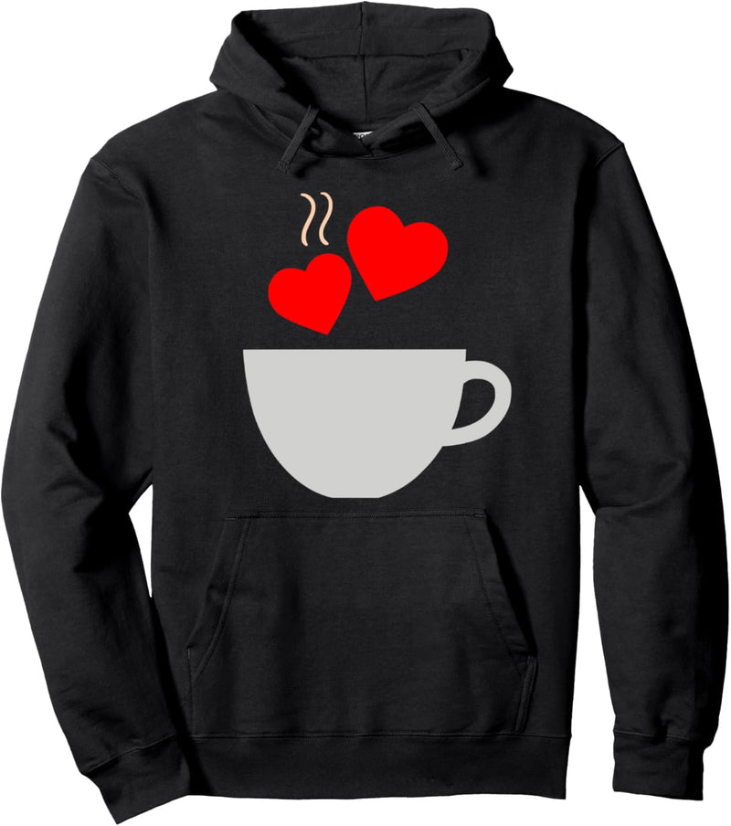 Kaffee-Liebe Pullover Hoodie