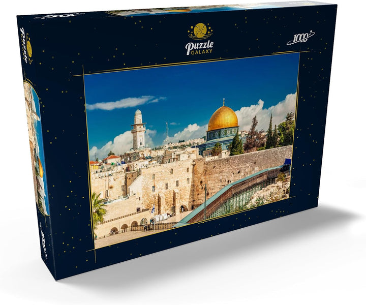 Westliche Mauer und Kuppel des Felsendom in der Alten Stadt Jerusalem, Israel - Premium 1000 Teile P