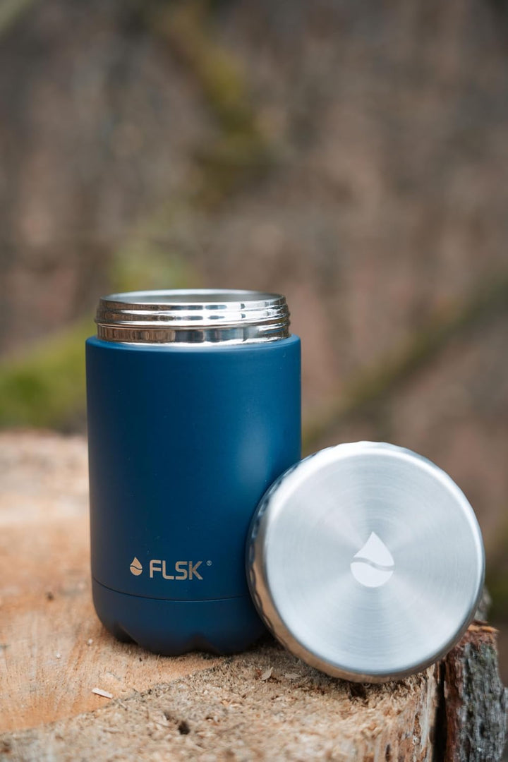 FLSK Food Jar Thermobehälter für Essen [600ml] – hält 8 Std. warm & 24 Std. kalt – VICC®-Technologie