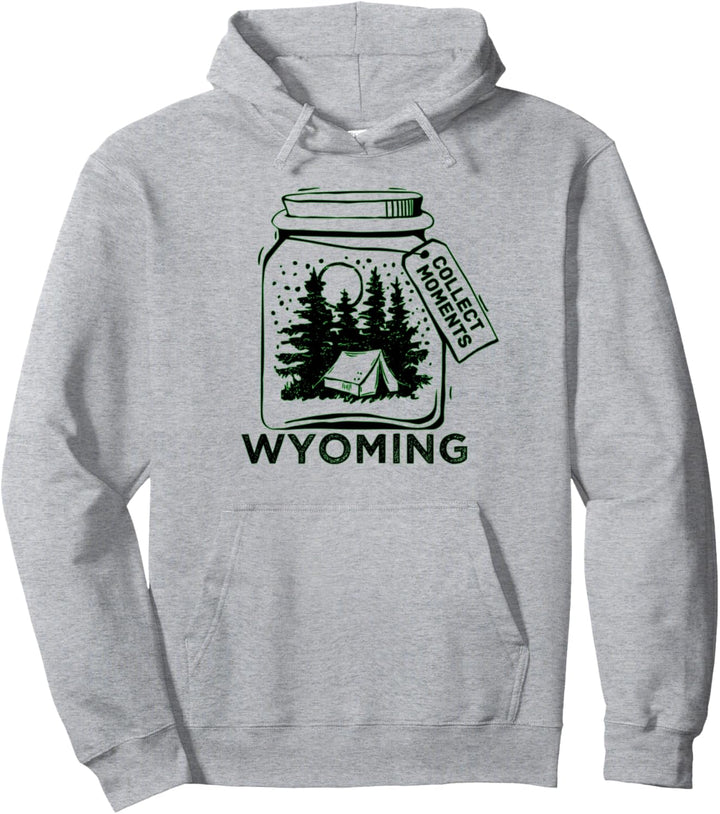 Vintage Wyoming Souvenir Pullover Hoodie