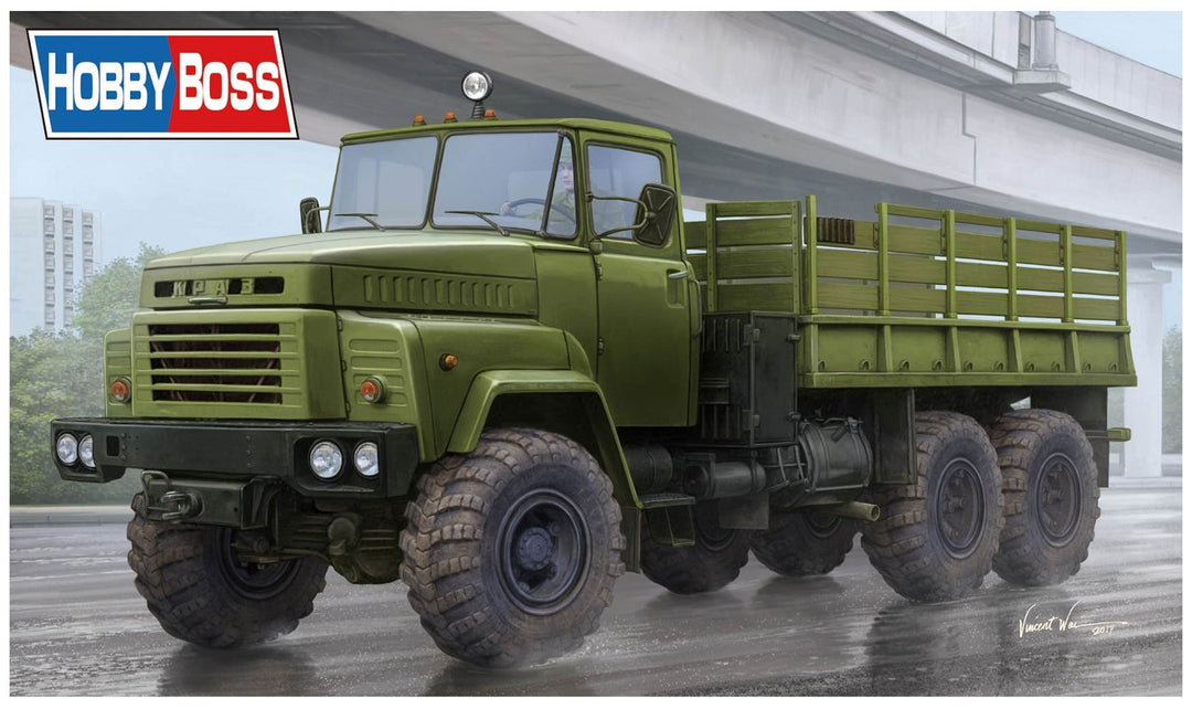 Hobby Boss 085510 1/35 KrAZ-260 Plastikmodellbausatz, Modelleisenbahnzubehör, Hobby, Modellbau, Mehr