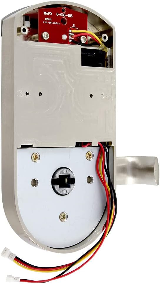 EURA ELH-70B9 Smartes Türschloss mit Griff, Codeschloss, RFID-Näherungsleser, universeller Riegelabs